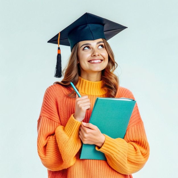 Graduate student holding books — Academic Writing Services