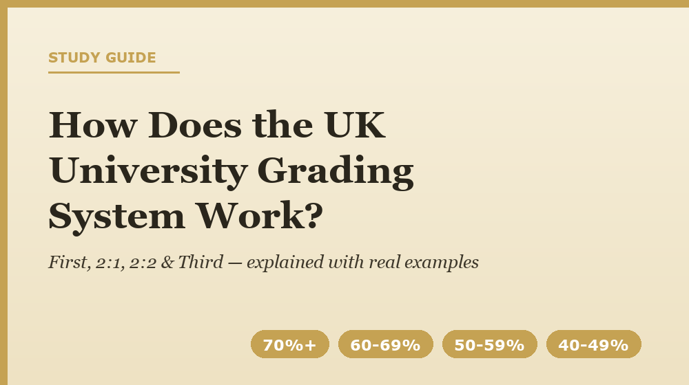 How Does the UK University Grading System Work? A Complete Guide